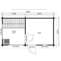 Баня из бруса 2.51